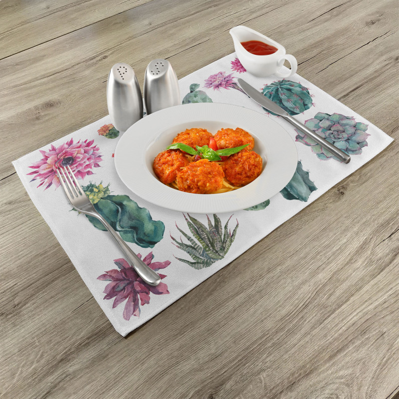 Botanic Herbal Cartoon Place Mats