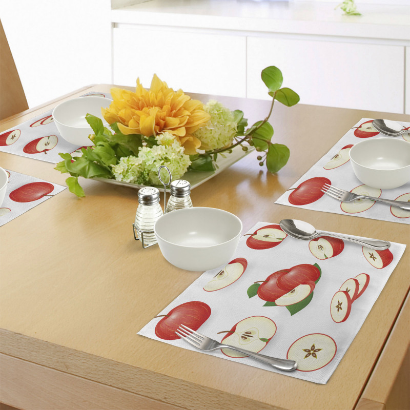 Juicy Fresh Fruits Nature Place Mats