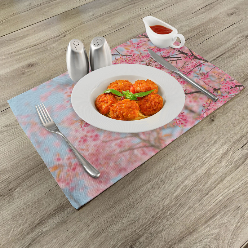 Japanese Sakura Cherry Place Mats