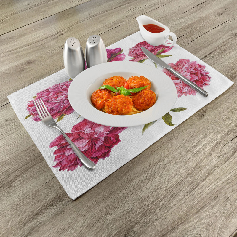 Spring Buds Vivid Tones Place Mats