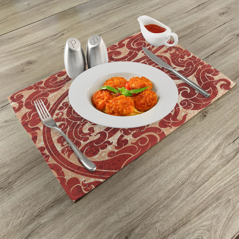 Vector Thai Culture Place Mats