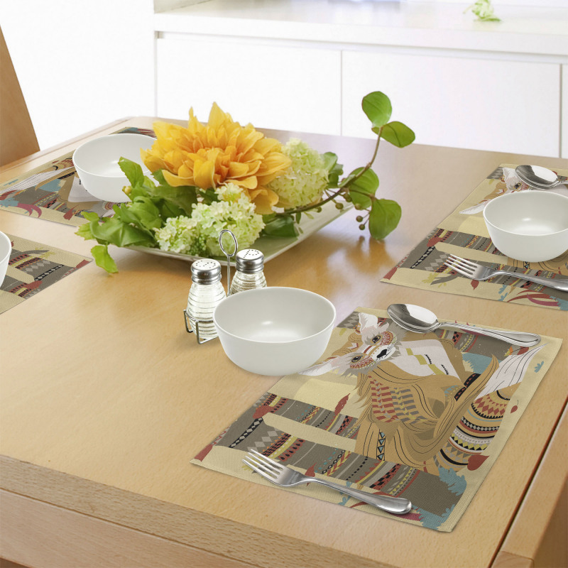 Fluffy Fox in the Forest Place Mats