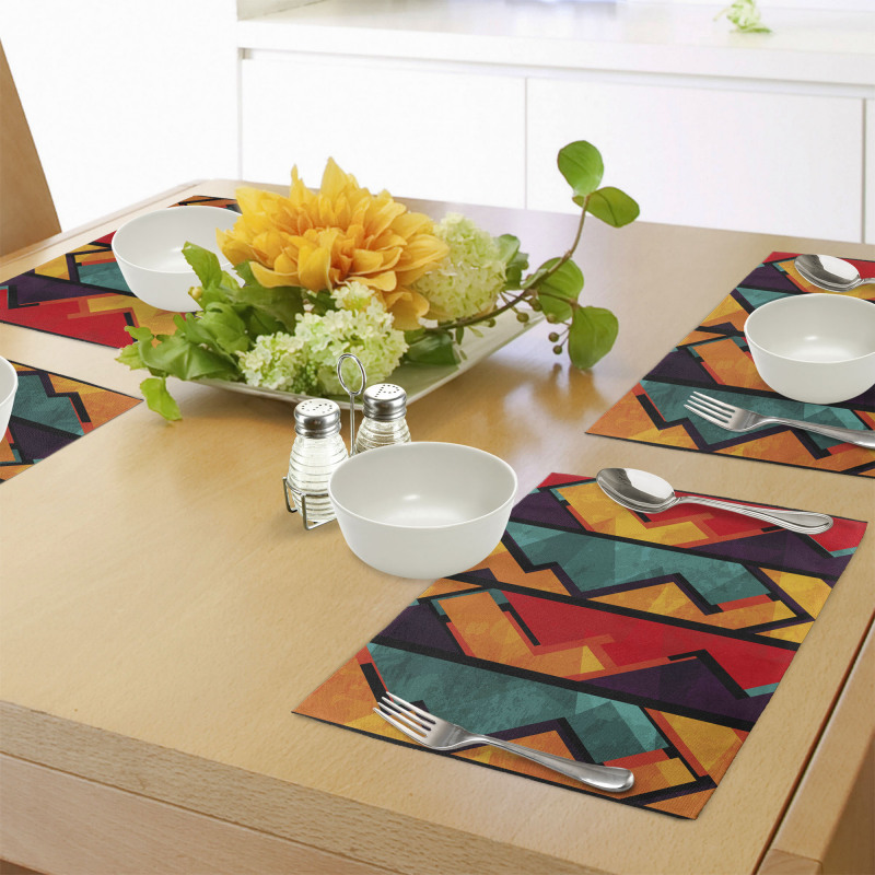 Geometric Modern Design Place Mats