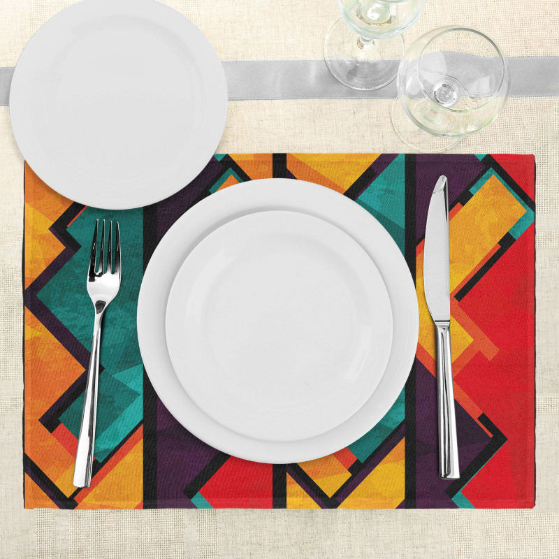 Geometric Modern Design Place Mats