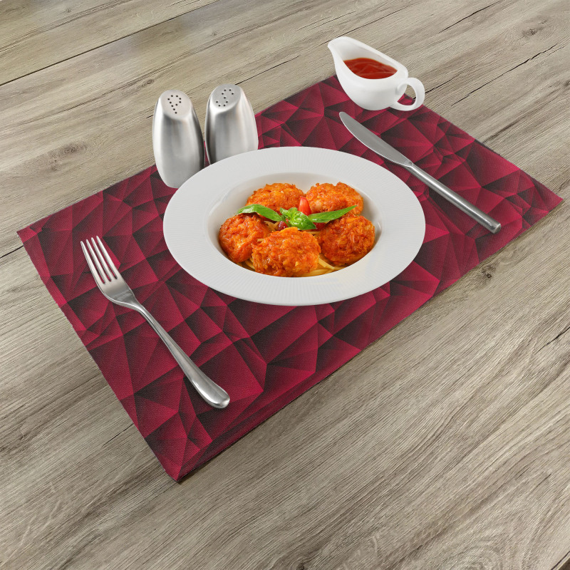 Modern Contemporary Artwork Place Mats