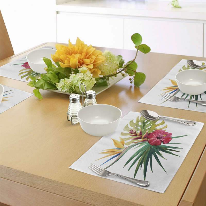 Wild Tropical Orchid Place Mats