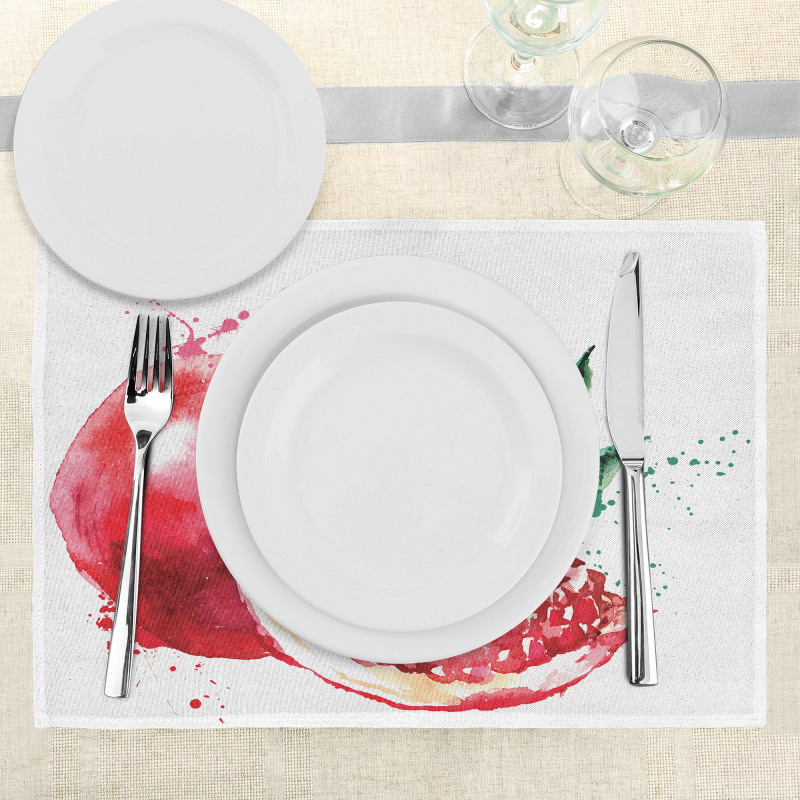 Hand Drawn Watercolor Place Mats