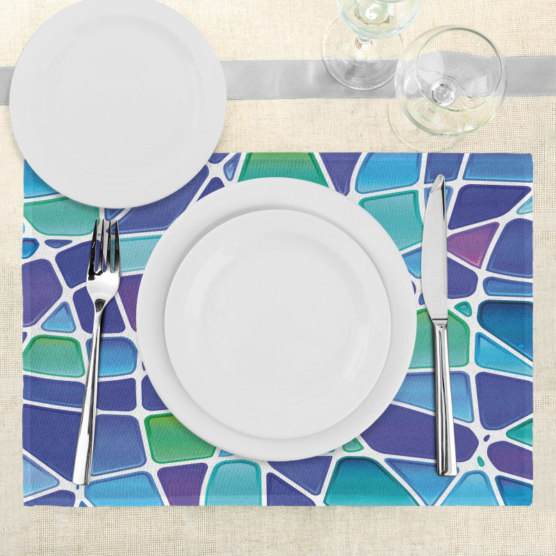 Mosaic Trippy Vivid Place Mats