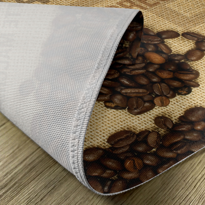 Coffee Beans Shaped Mug Place Mats