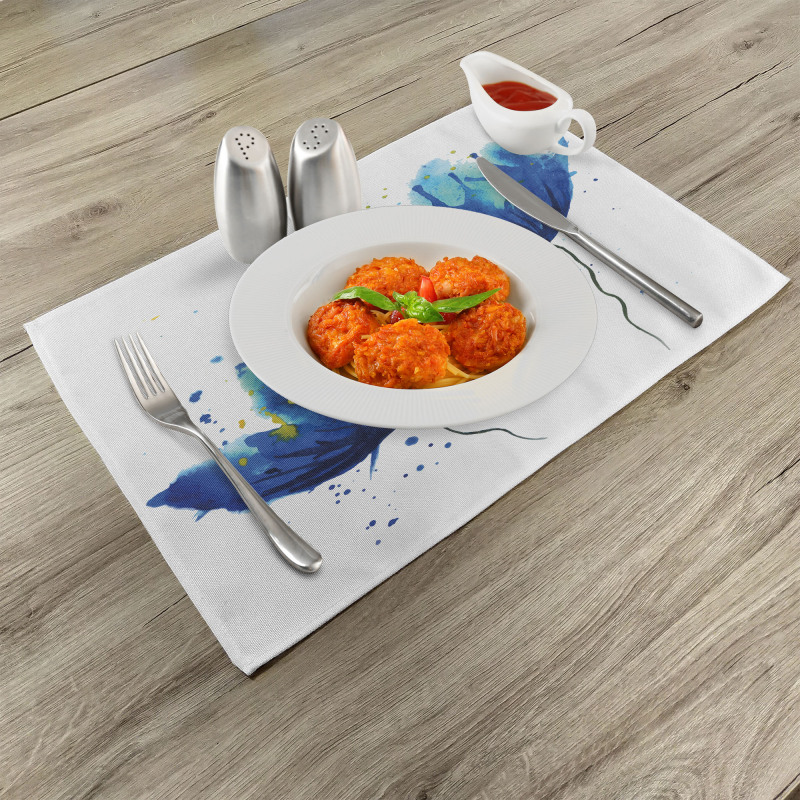 Floral Abstract Art Place Mats