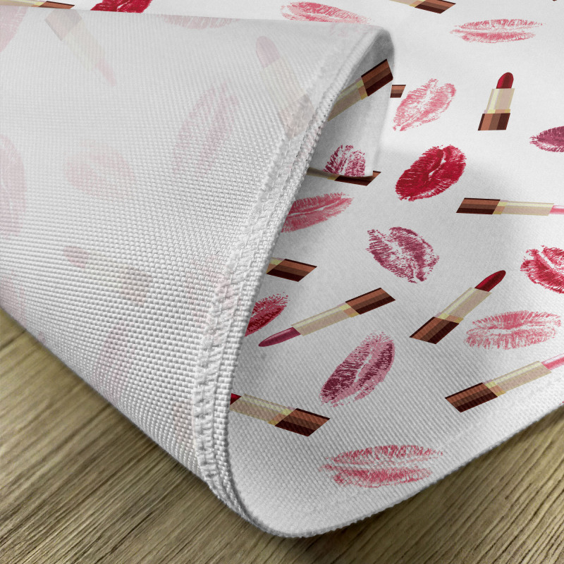 Lipstick Kiss Makeup Place Mats