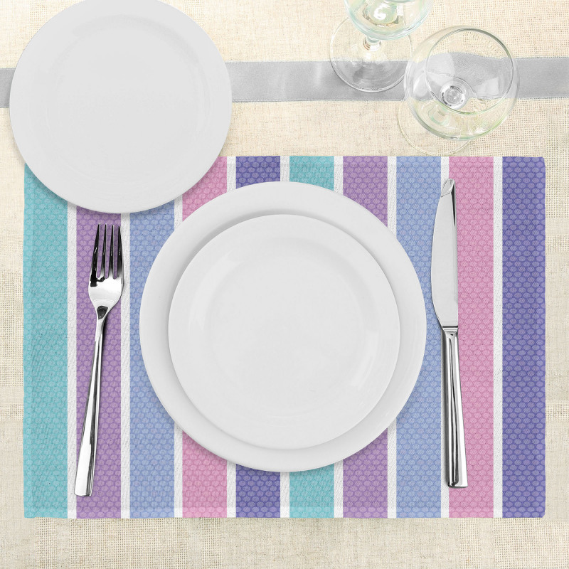 Polka Dot with Stripes Place Mats