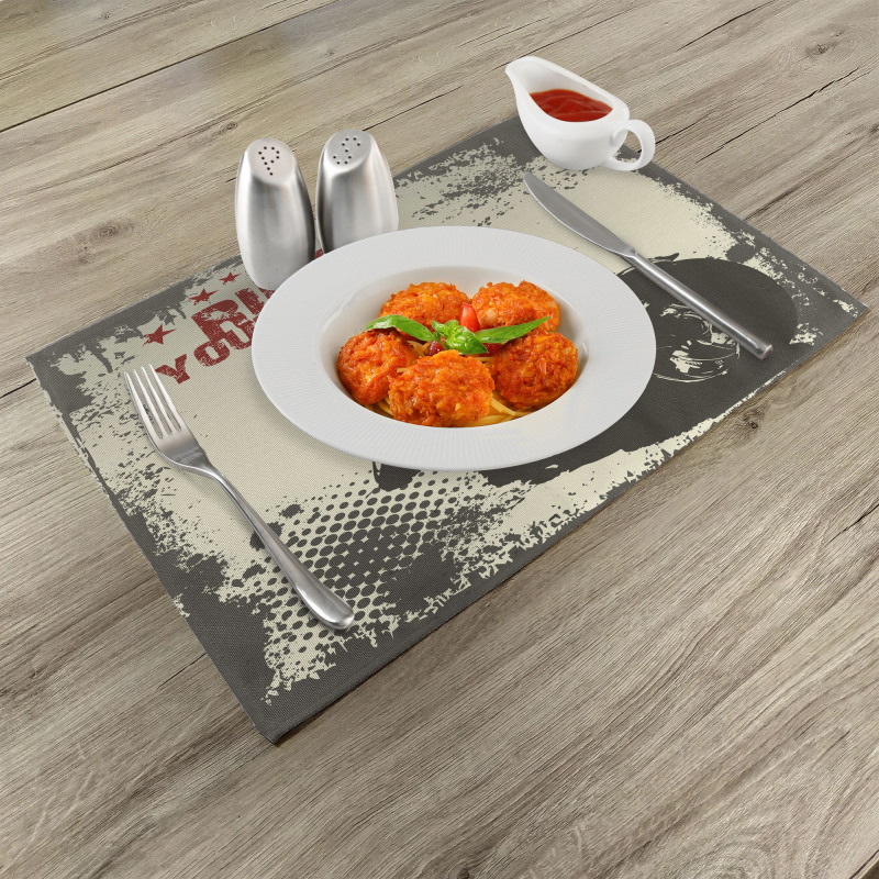 Adventure with Motorcycle Place Mats
