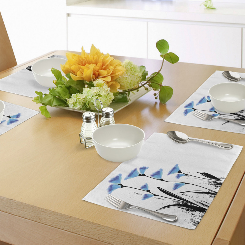 Flowers Tulips in Ombre Place Mats