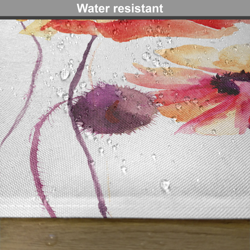 Watercolor Poppies Buds Place Mats