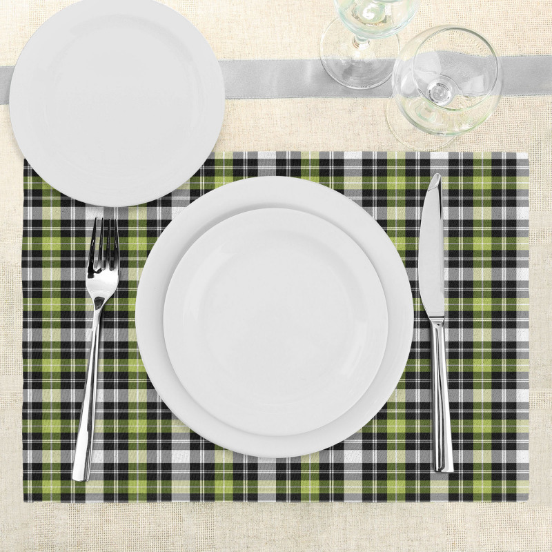 Vertical Square Lines Place Mats