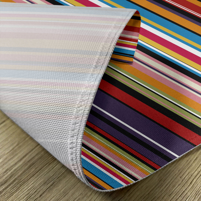 Vibrant Colors Striped Place Mats