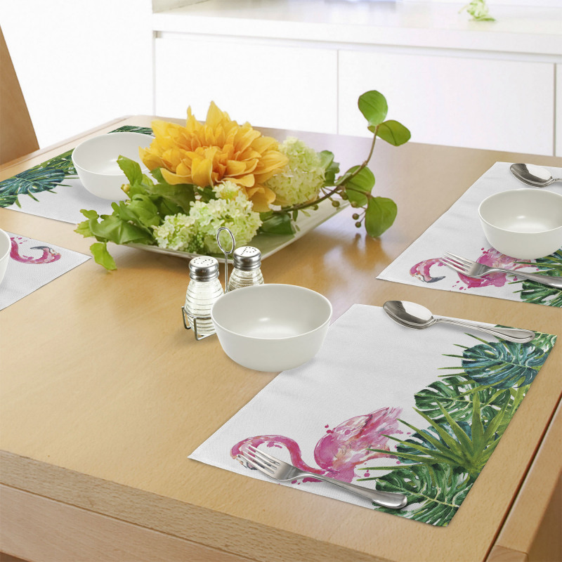 Exotic Nature Flamingo Place Mats