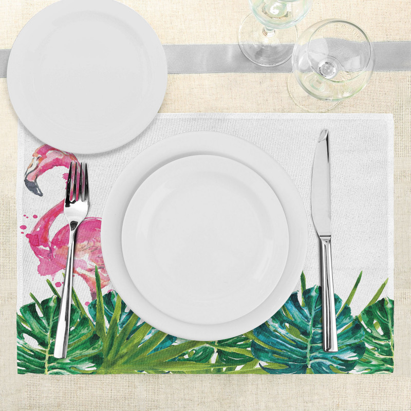 Exotic Nature Flamingo Place Mats