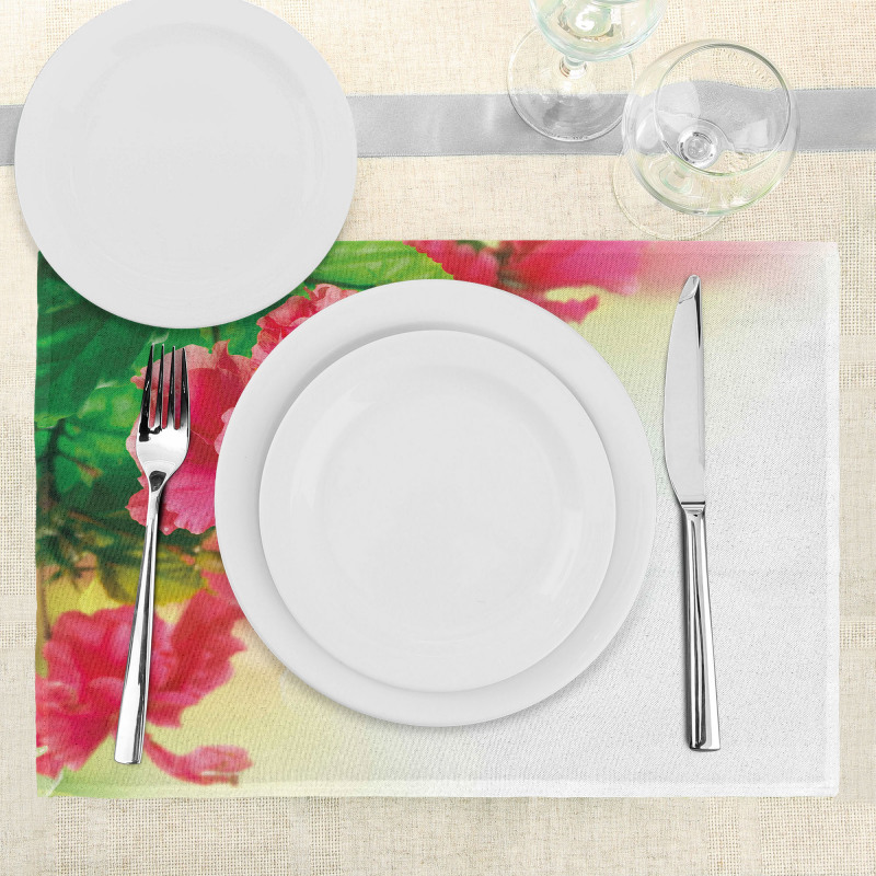 Fragrance Blossoms Garden Place Mats