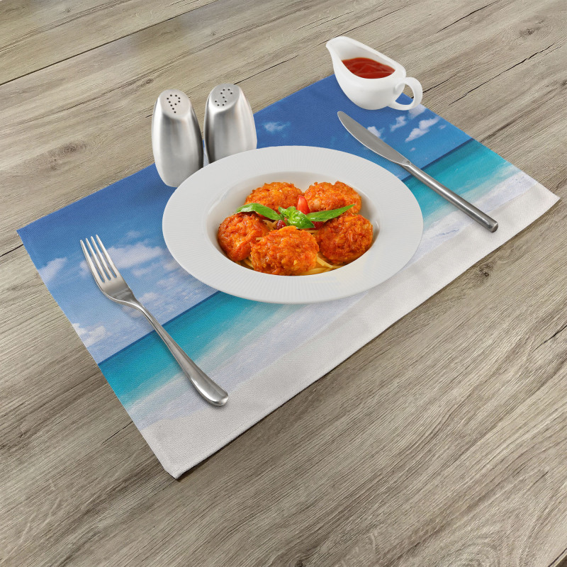 Barbados Coastline Summer Place Mats