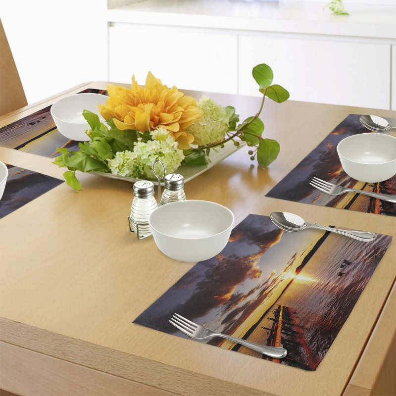 Lake Rotorua at Sunrise Place Mats