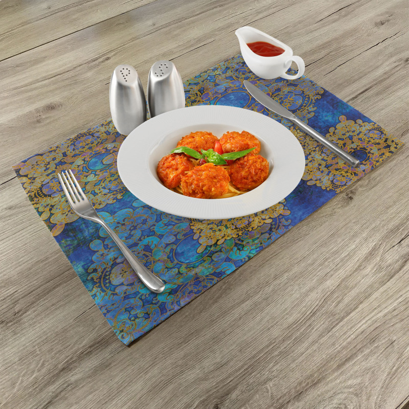 Persian Motif Bohemian Place Mats