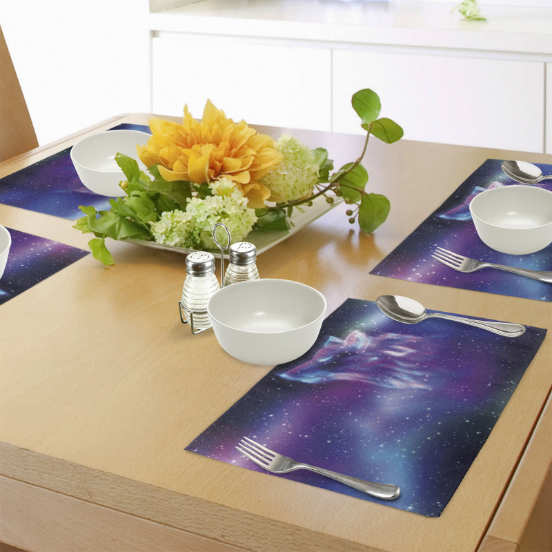 Northern Aurora Borealis Place Mats