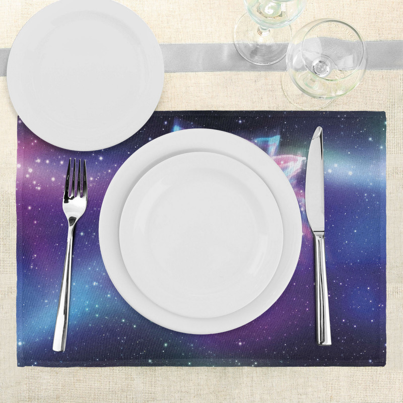 Northern Aurora Borealis Place Mats