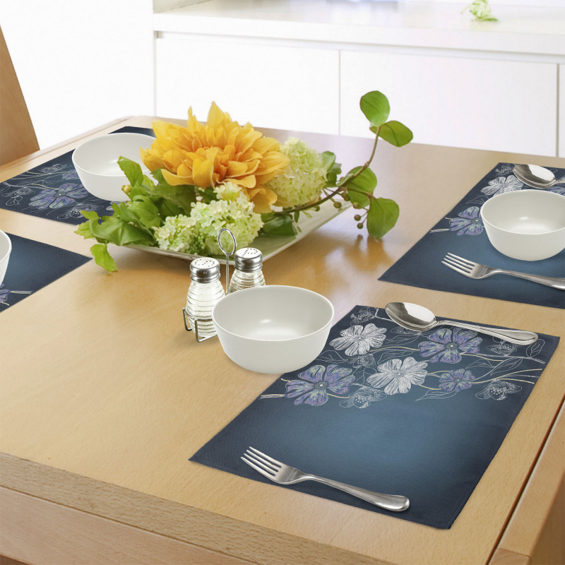 Cherry Blossom Bridal Theme Place Mats