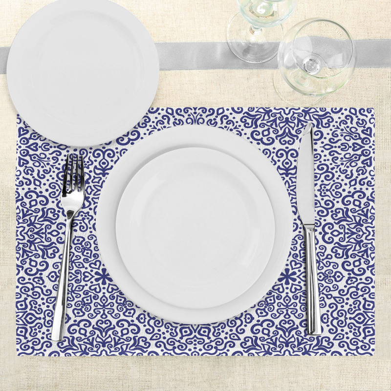 Blooms Hearts Place Mats