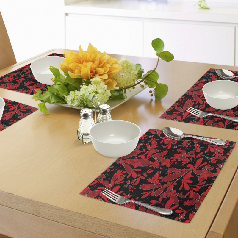 Oceanic Island Flower Place Mats