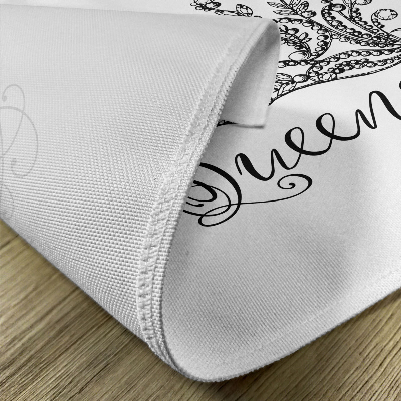 Crown Lettering Baroque Place Mats