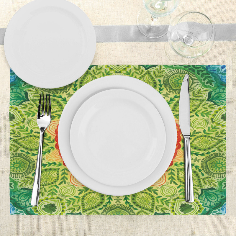 Lace Mandala Hippie Style Place Mats