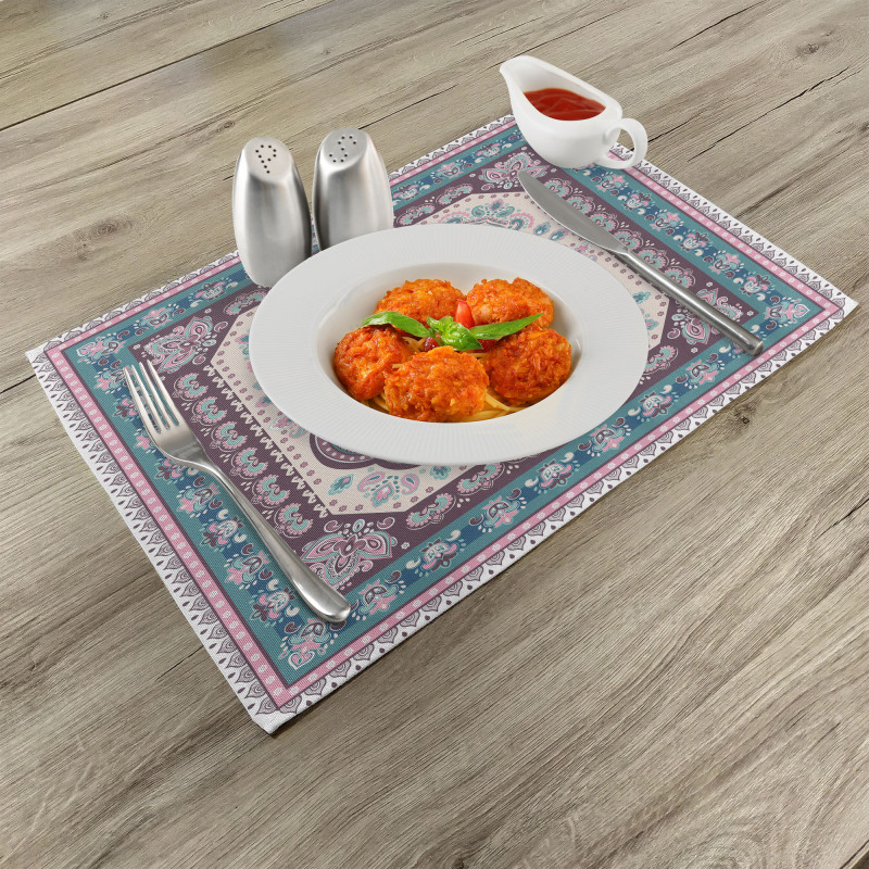 Paisley Oriental Place Mats