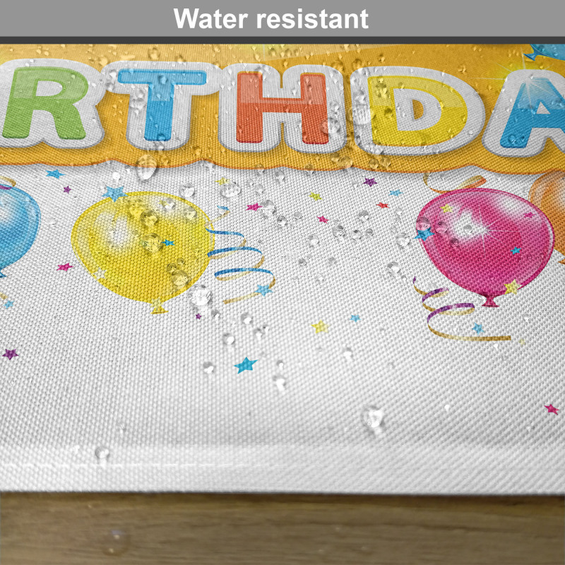 Vivid Birthday Balloon Place Mats