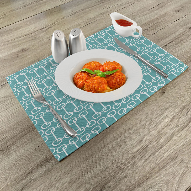 Retro Squares Design Place Mats