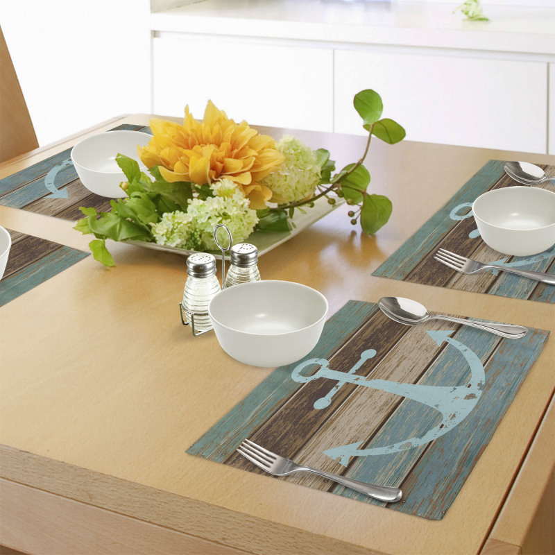 Nautical Rustic Place Mats