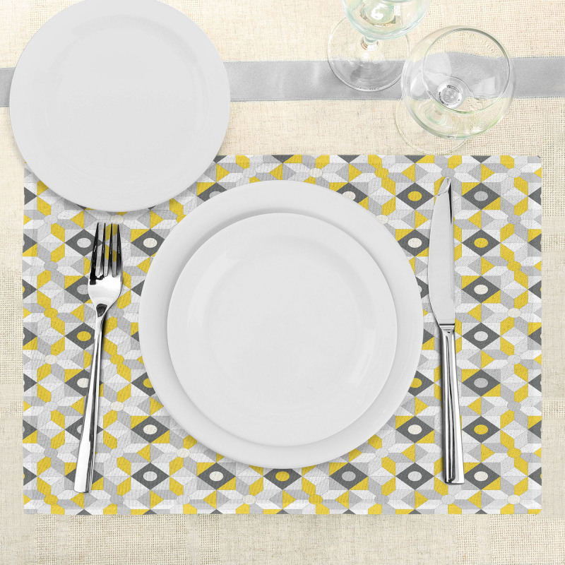 Squares Rounds Place Mats