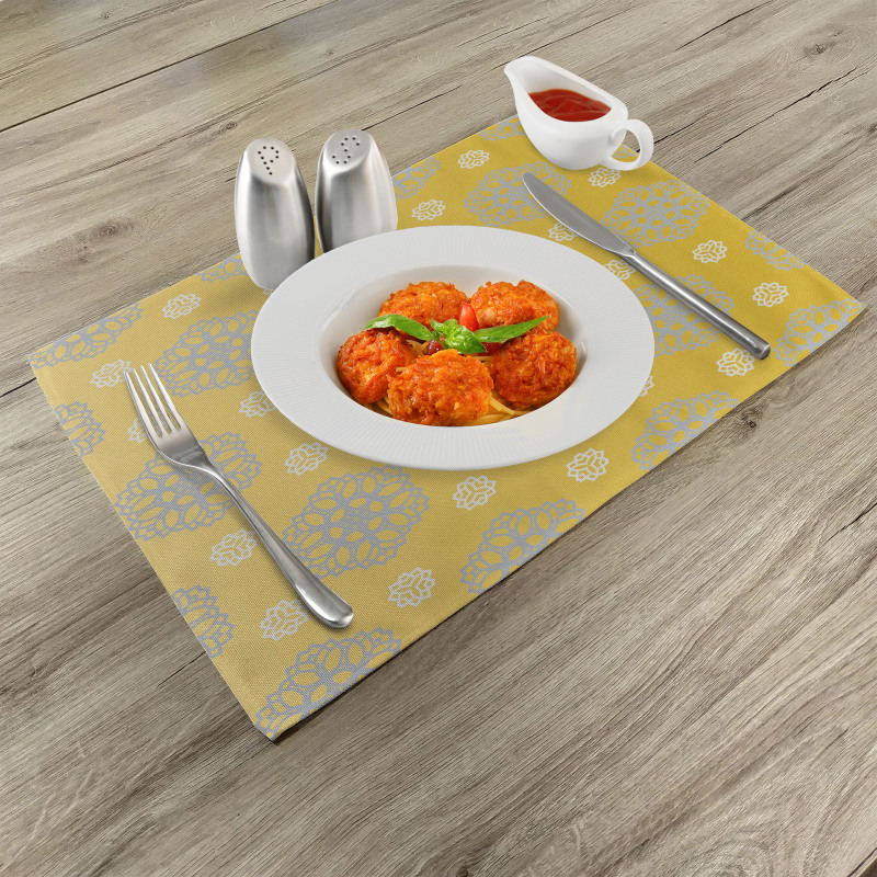 Bohemic Flowers Place Mats