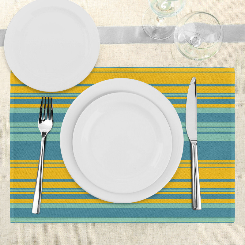 Horizontal Modern Place Mats