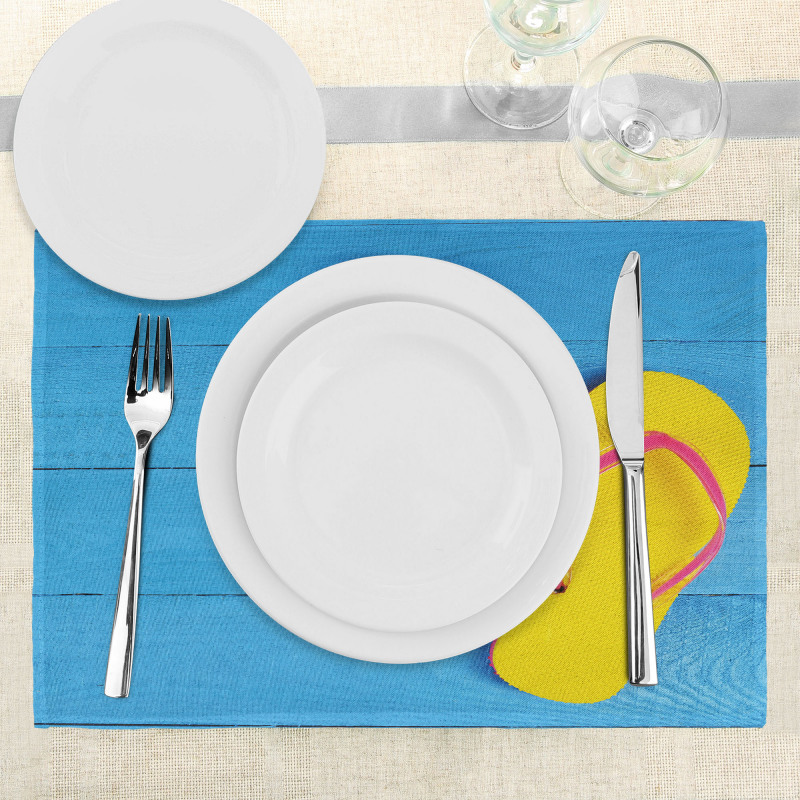 Flip Flops Pier Place Mats