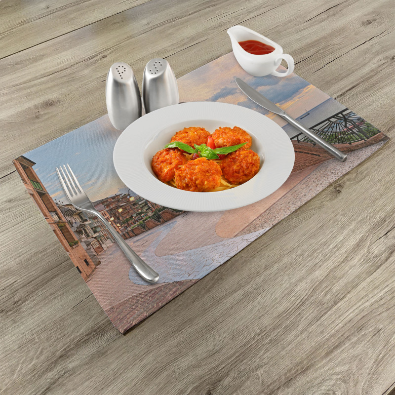 Dawn in Ortona Abruzzo Place Mats