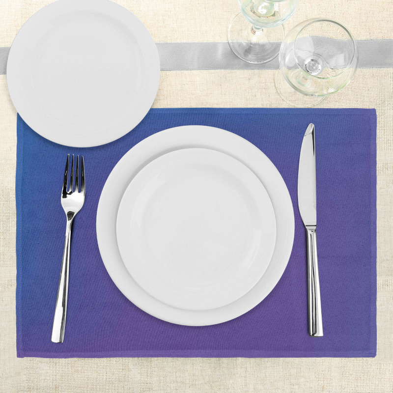 Ombre Vivid Backdrop Place Mats