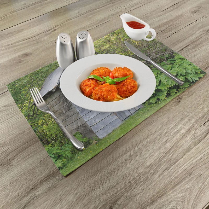 Farm Cottage Forest Place Mats