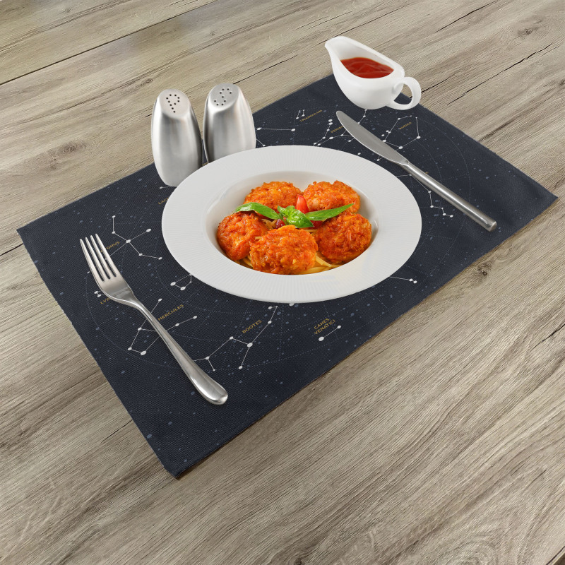 Stars Sky Map Place Mats