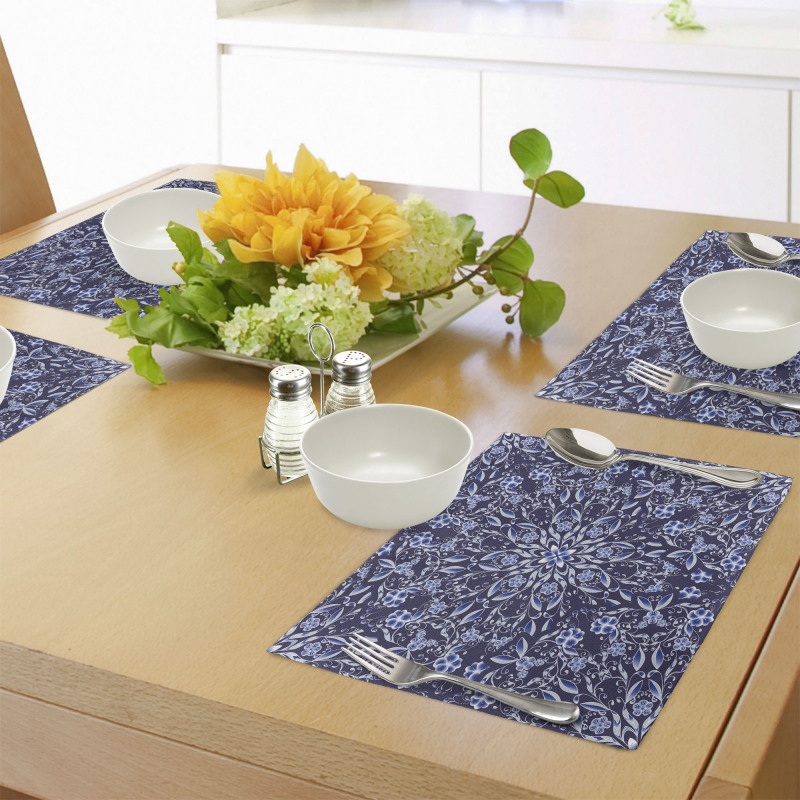 Chinese Style Floral Place Mats