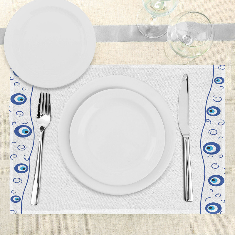 Border Design Spirals Place Mats