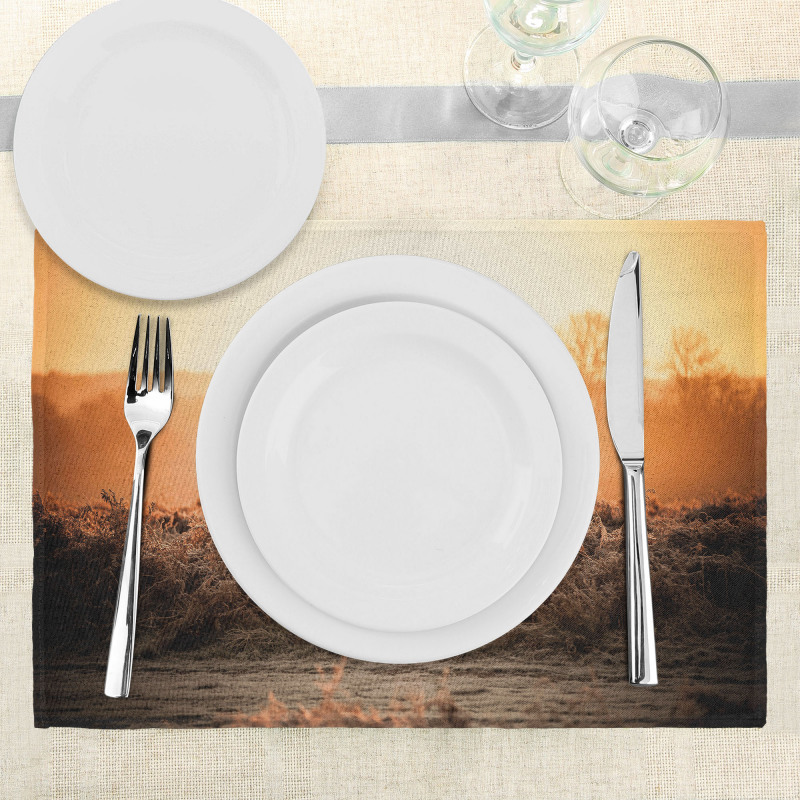 Deer Morning Sun Place Mats