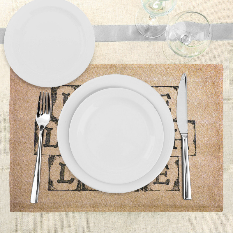 Grungy Vintage Place Mats